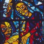Fotos der Kirchenfenster in der CHristuskirche